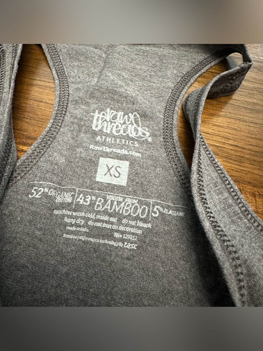 Raw Threads Runner Racerback Tank Top XS - Picture 4 of 4